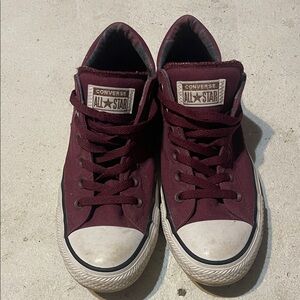 Converse All Star Maroon Lace-Up Sneakers